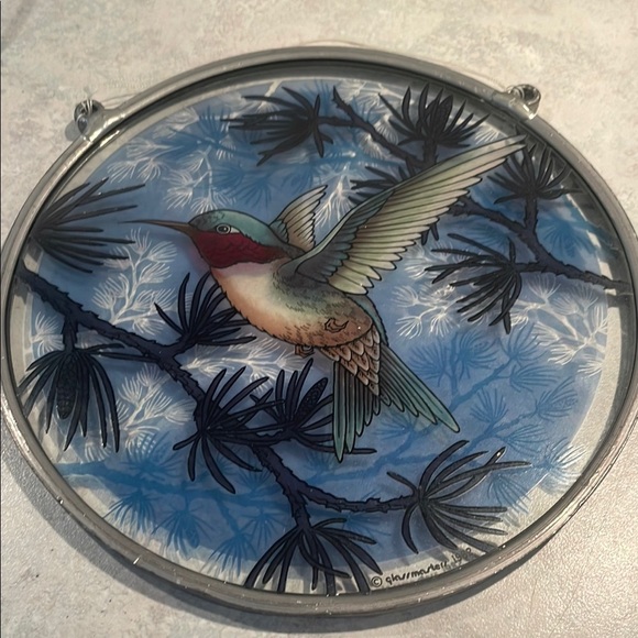 Vintage Glassmasters Hummingbird Suncatcher - Picture 2 of 5